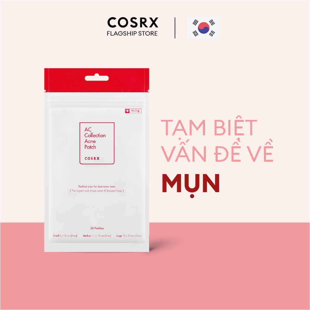 Dán Mụn Cao Cấp COSRX AC Collection Acne Patch 26 miếng