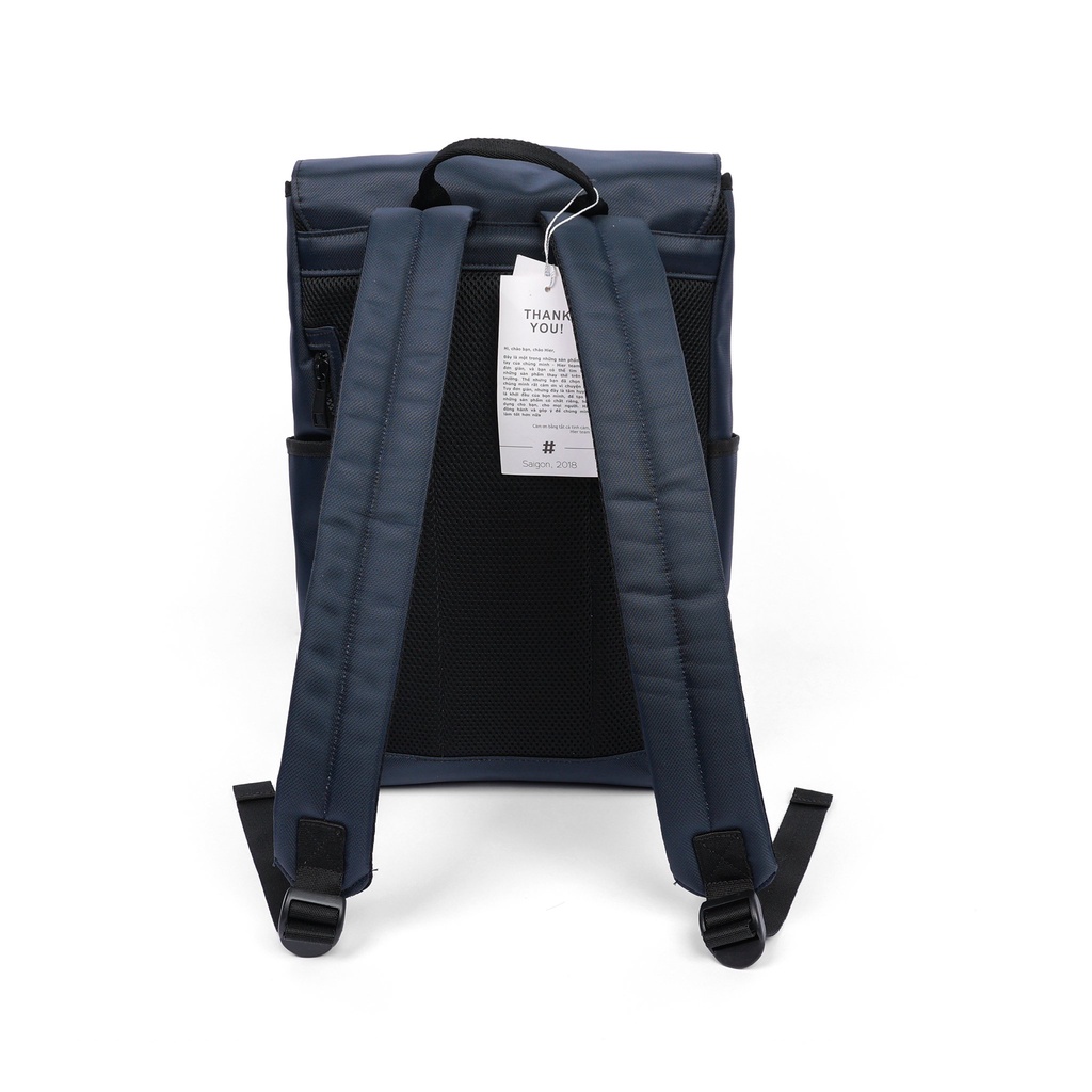 Balo Thời Trang Dạng Hộp Nắp Gập Hier Everyday Backpack Chống Nước Để Vừa Laptop 14inch Form Gọn Nam Nữ