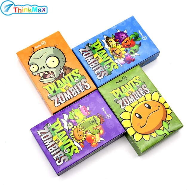 Thinkmax Hộp thẻ bài THINKMAX nhân vật game Plants vs Zombies làm bộ sưu tập trang trí