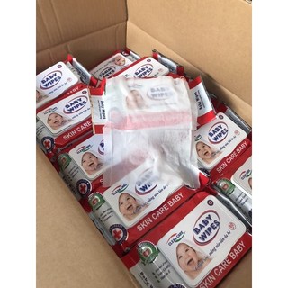 Combo 10 gói khăn ướt baby wieps 80gr gia sỉ