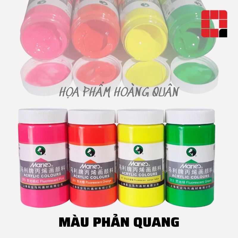 Màu Acrylic Maries 300ml - Màu thường /  Màu phản quang
