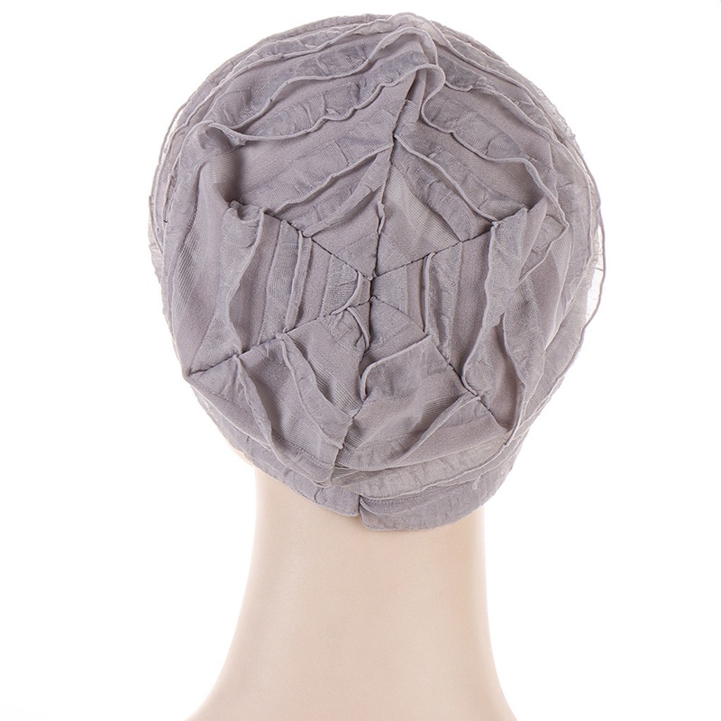 1 Mũ Turban Giữ Ấm Thoáng Khí Thời Trang Xuân Thu Cho Bạn Gái