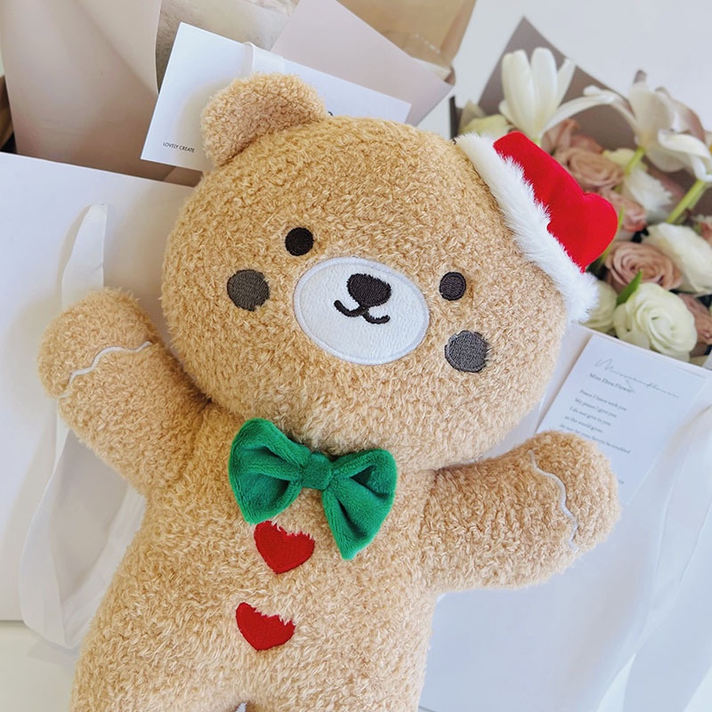 Thú Nhồi Bông Hình Gấu Bánh Mì Gừng Dễ Thương Cho Bé