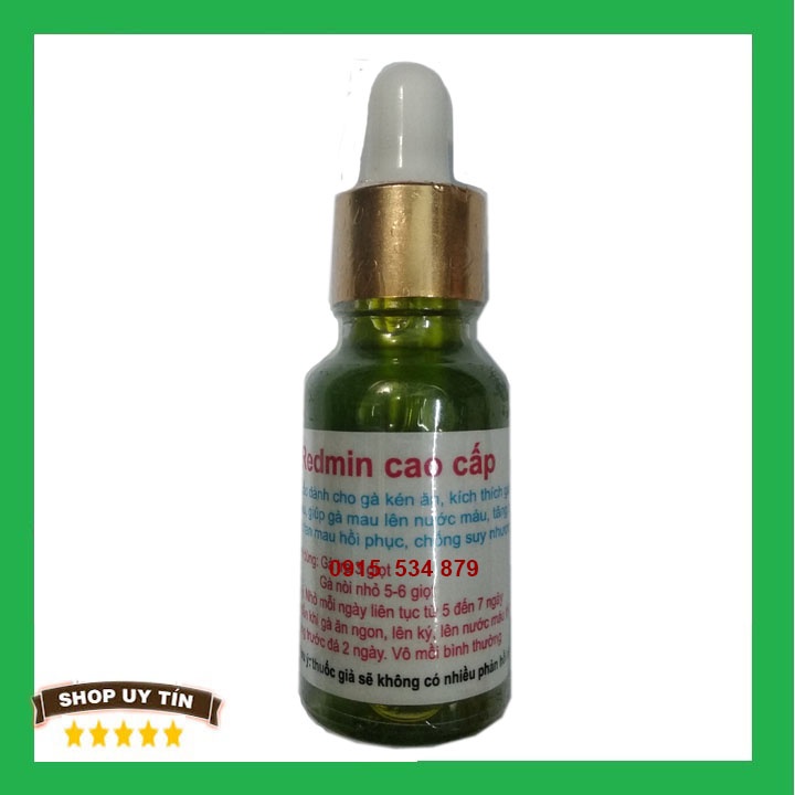 Redmin xanh cao cấp 20ml dinh dưỡng cho gà đá