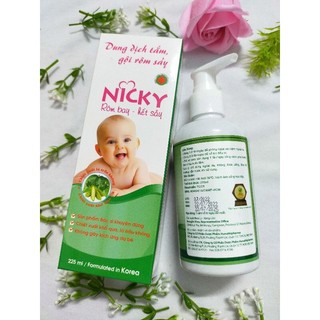 NICKY dung dịch tắm gội bé