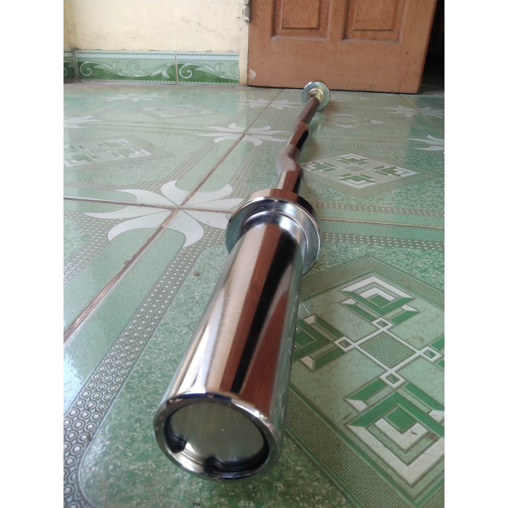 Thanh đòn cong 1m2 tay cầm phi 28, đầu phi 50 có vòng bi.