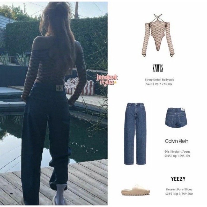 Dép Slide đế bánh mì giống Jennie Blackpink