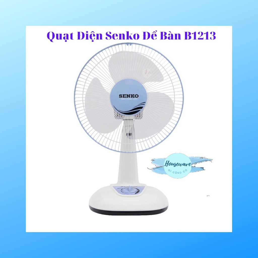 Senko_Quạt bàn Senko B1213 (giao màu ngẫu nhiên) - Hàng Chính Hãng