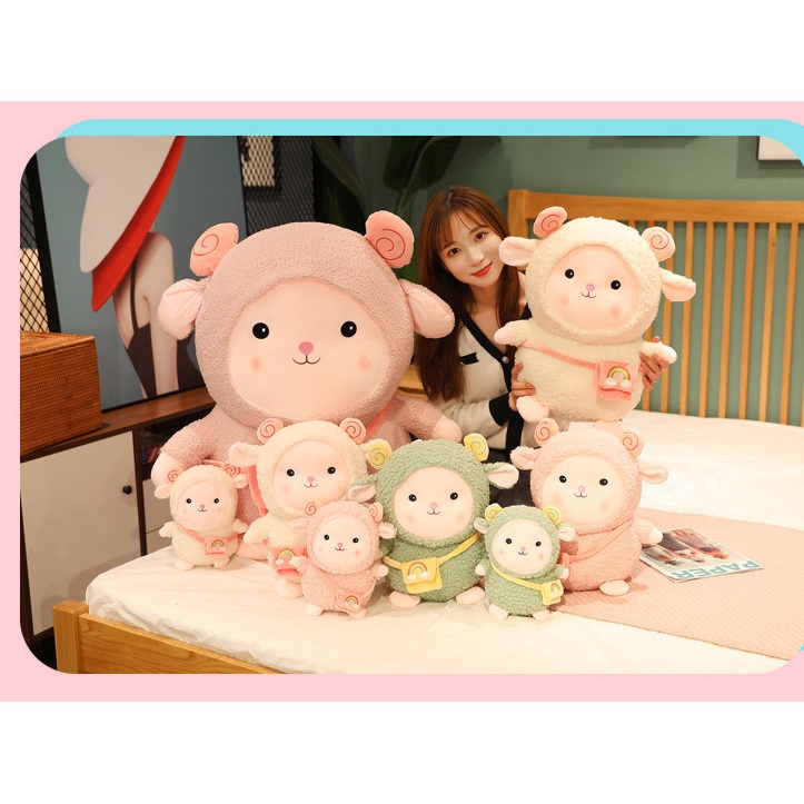 Hottrend_Gấu bông cừu lông xù - Gấu bông sheep siêu cute
