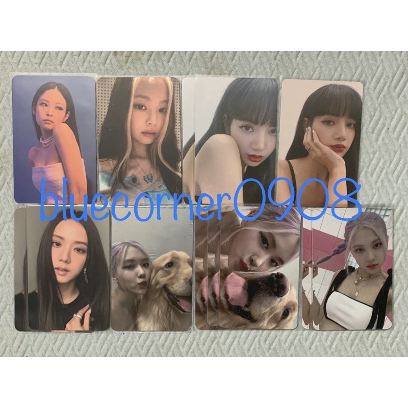 the album ảnh (card) BLACKPINK LISA JENNIE JISOO ROSE THE ALBUM