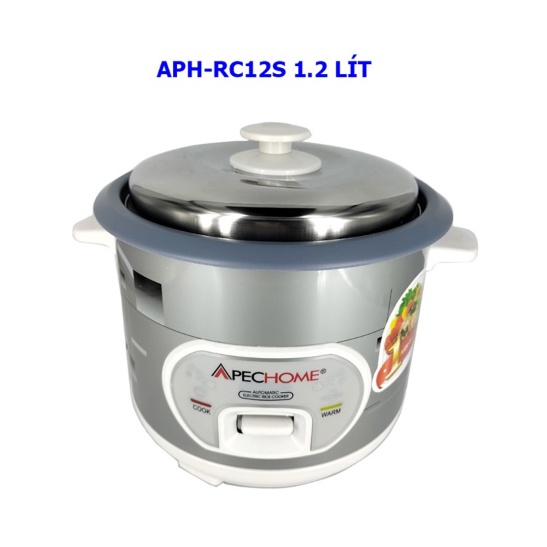 Nồi cơm điện chống dính nắp rời Apechome APH-RC12S tiết kiệm điện năng - Bảo hành 12 tháng