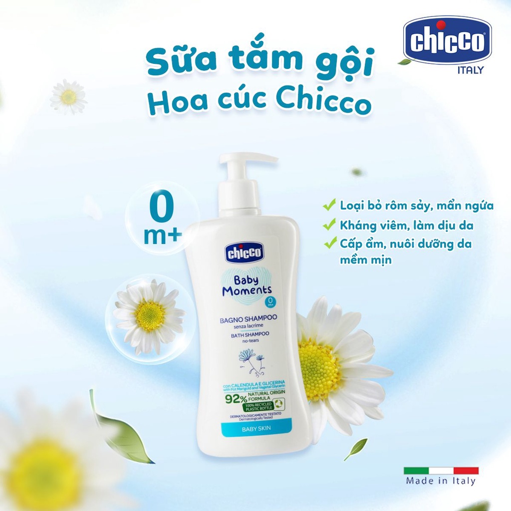 Sữa tắm gội Chicco Hoa Cúc