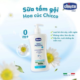 Sữa tắm gội Chicco Hoa Cúc