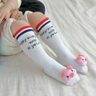 Tất, vớ đính thú nổi 8D cao cấp mẫu mới nhất của năm, tất cao cổ đến đầu gối, tất bốt đính thú cho bé