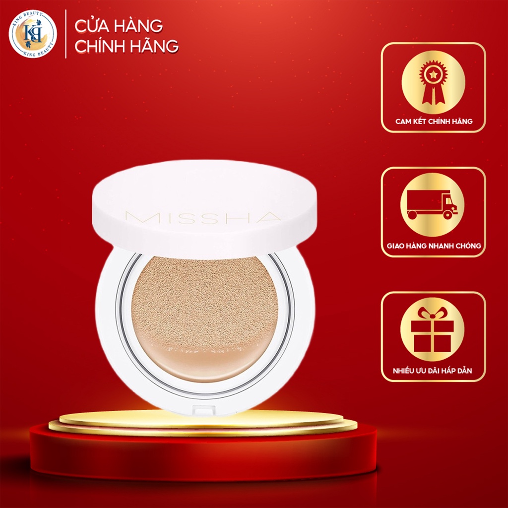 Phấn Nước Che Phủ Tốt, Lâu Trôi Missha Magic Cushion Cover Lasting SPF50+/PA+++ 15g ( hồng )