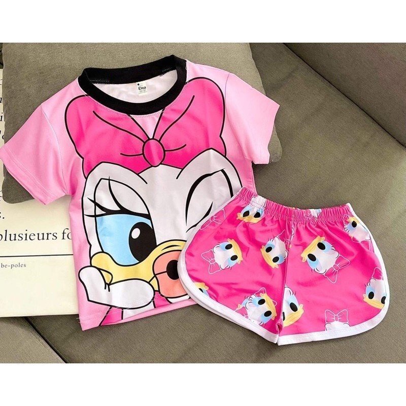 Bộ đồ Đùi Bé Gái in hình 3D (8-40Kg) chất liệu mềm mịn thoáng mát được các bé gái yêu thích Bán Chạy Nhất