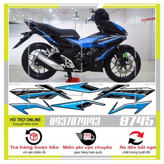 TEM RỜI WINNER X XANH ĐEN 8745