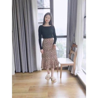Áo len lông cừu dài tay cổ thuyền basic xinh