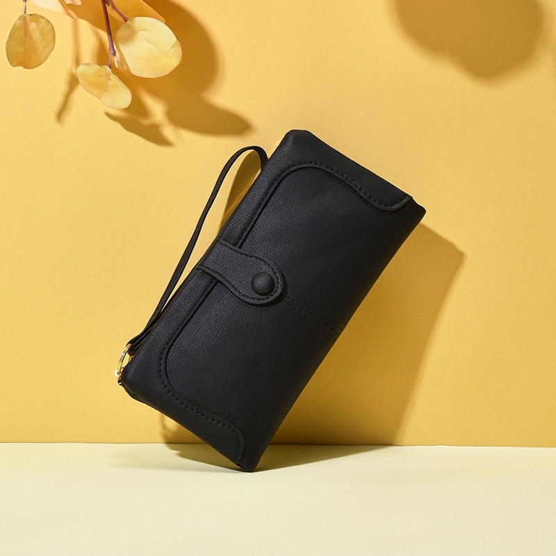 IELGY Ví Dài Gấp Đôi Đa Năng Thời Trang Hàn Quốc Cho Nữ