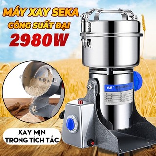Máy xay SEKA chất liệu INOX 304 cỡ siêu lớn công suất 2980W - Máy chuyên xay đồ khô, máy xay xương