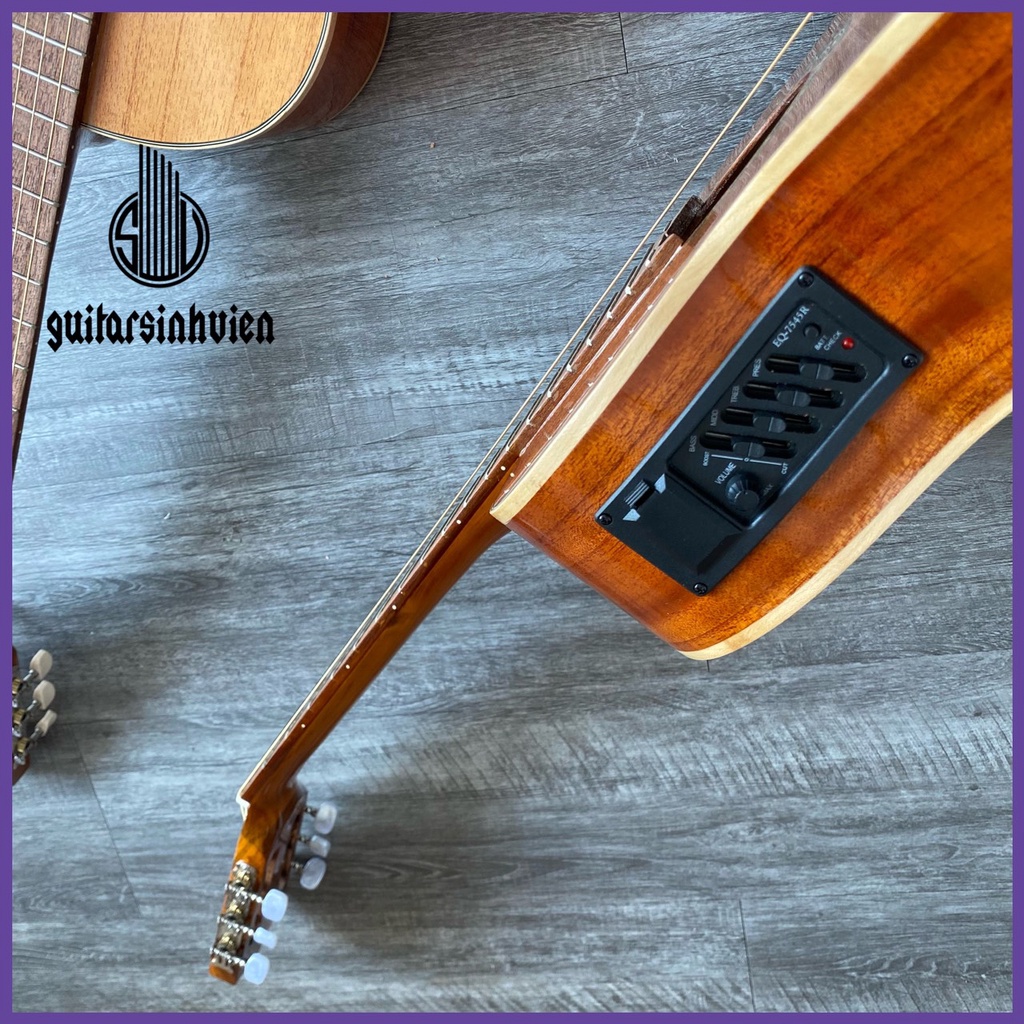 Đàn guitar classic gỗ hồng đào SV-FC2 có ty chống cong - Chuyên tập chơi