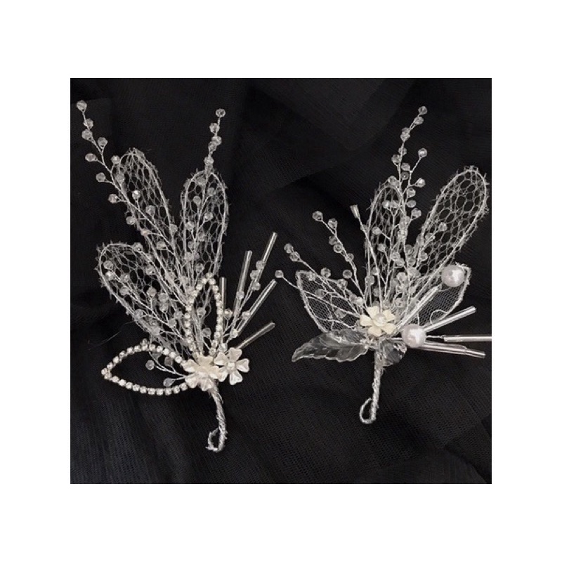 Cài tóc cô dâu gắn đá cao cấp