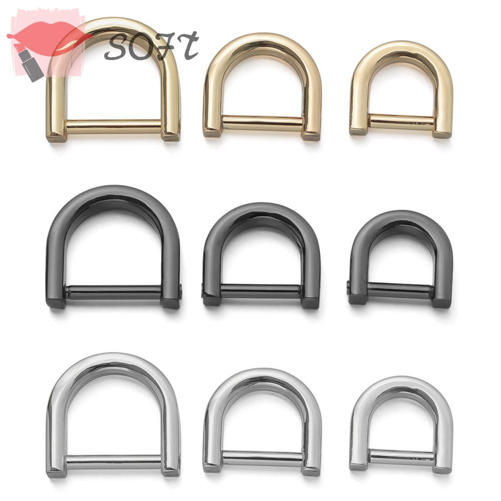 Phụ Kiện Khóa Chữ D Bằng Kim Loại Cho Dây Đeo Túi Xách