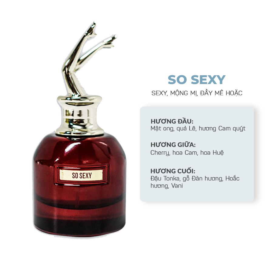 Nước Hoa Nữ Cenota So Sexy By Night 60ml, Gợi cảm, Sành điệu, Khiêu khích