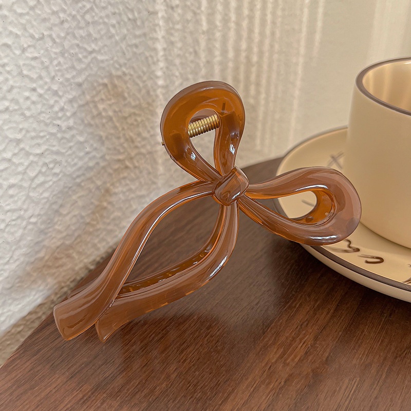 Kẹp Tóc Hình Cá Mập / Hình Học Đính Nơ Kiểu Hàn Quốc Dễ Thương