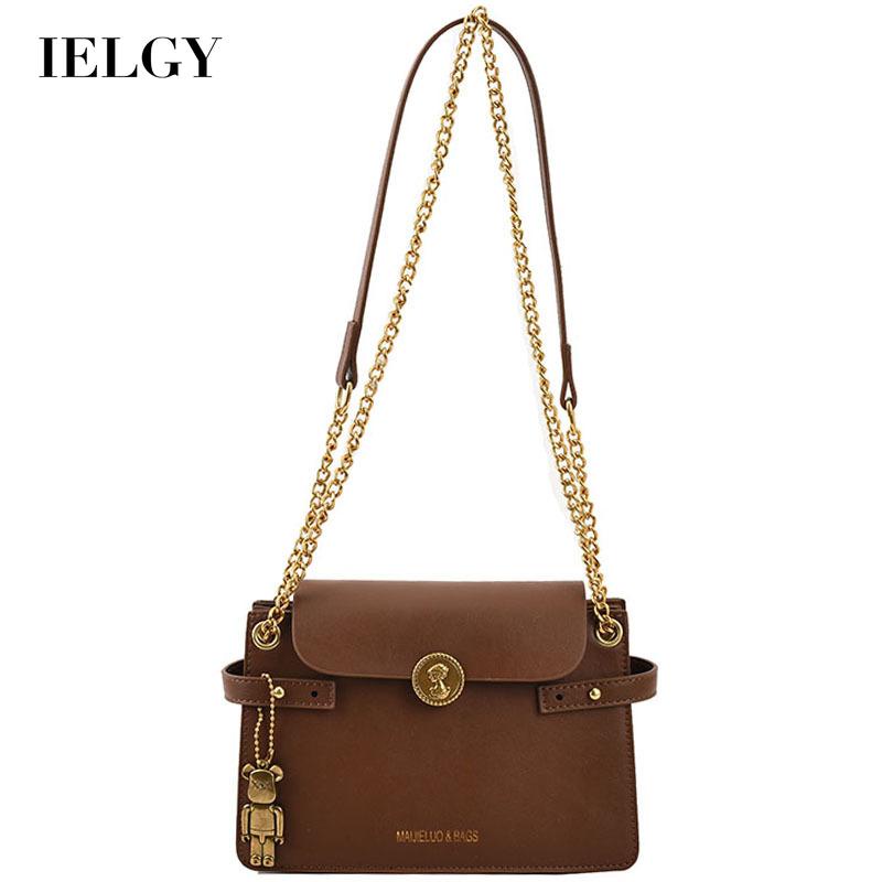 Túi Đeo Chéo Dáng Vuông Nhỏ Phối Dây Đeo Sợi Xích Thời Trang Cao Cấp Cho Nữ