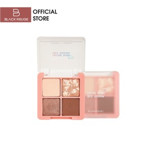 Phấn Mắt 4 Ô Black Rouge Crystal Heart Lock Shadow 2 37,5g