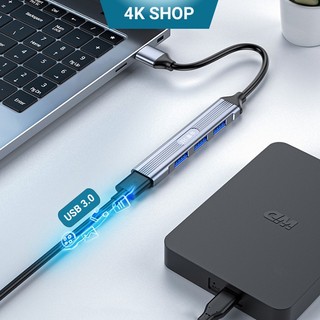Bộ chia cổng Hub USB và Hub Type C tốc độ cao 4 cổng usb