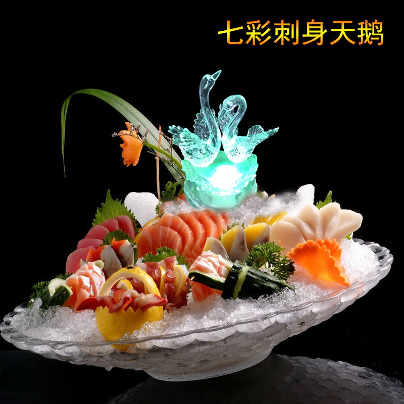 Đĩa Cỏ Sashimi Nhật Bản Sáng Tạo Trang Trí Nhà Hàng Khách Sạn