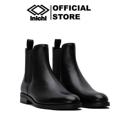 Giày da chelsea boots Inichi G1071 da loại tốt, có may đế