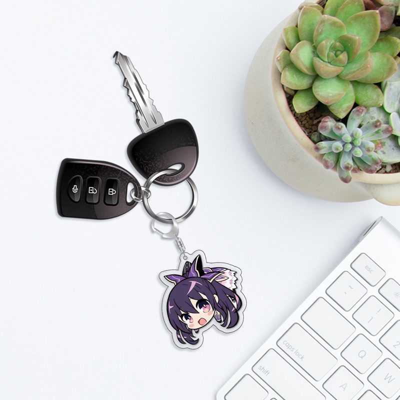 Móc Khóa Họa Tiết Hoạt Hình Date A Live Tokisaki Kurumi