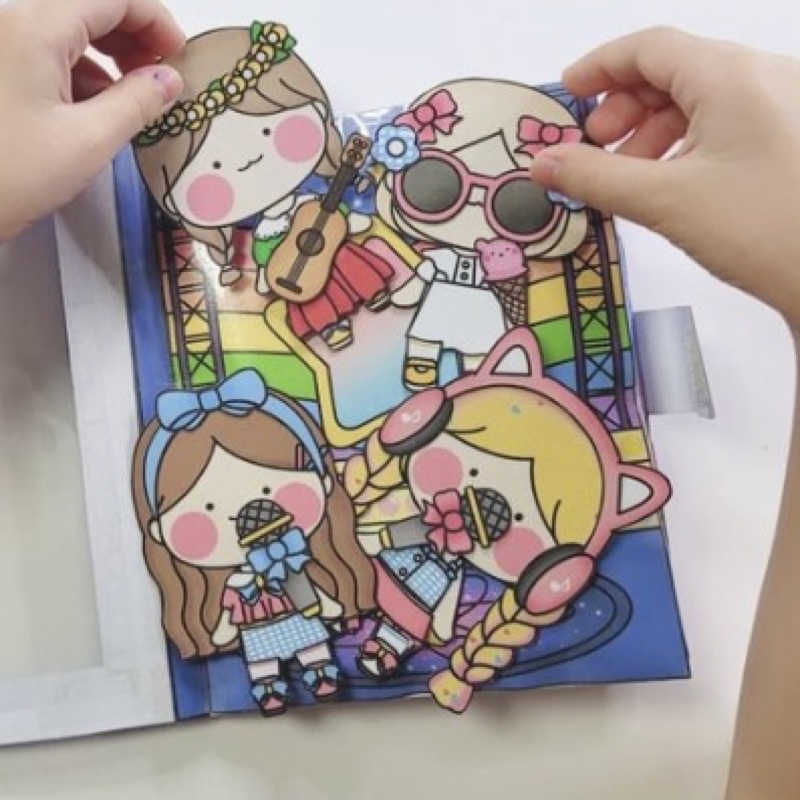 |SQUISHY GIẤY HANDMADE| Squishy búp bê giấy idol game