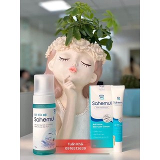 Kem ngừa mụn Sahemul 20gr - Dùng cho mụn viêm, mụn bọc, mụn mủ, mụn trứng cá và thâm mụn