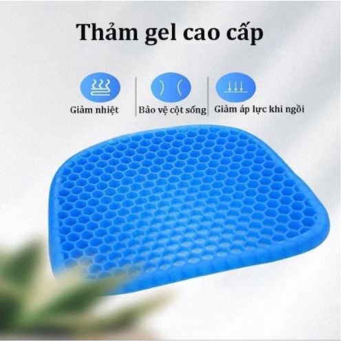 Đệm Silicon ngồi 3D thoáng khí - Nệm ngồi ghế văn phòng, ô tô siêu êm