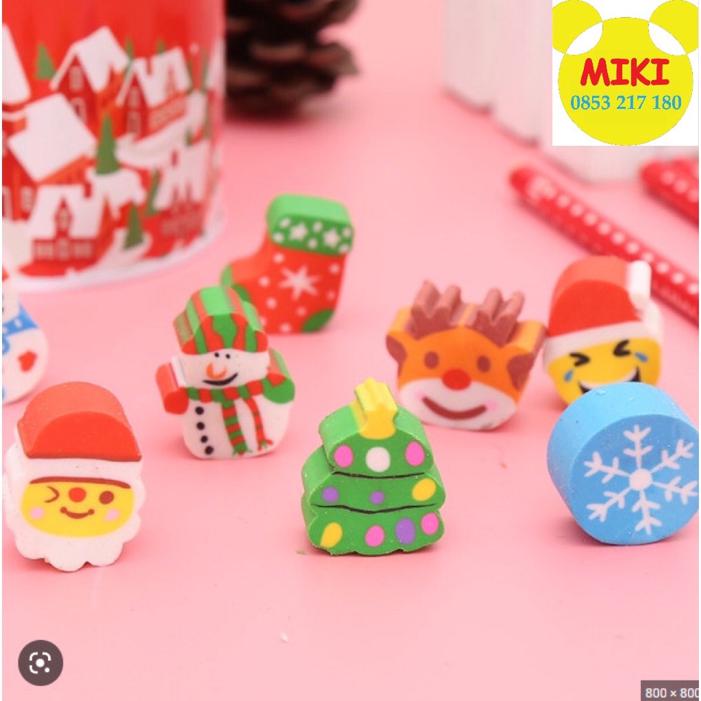 BÚT CHÌ ĐẦU GÔM NOEL