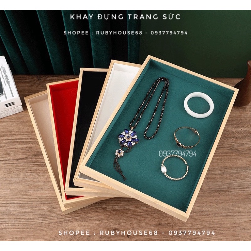 Khay đựng trang sức gỗ cao cấp
