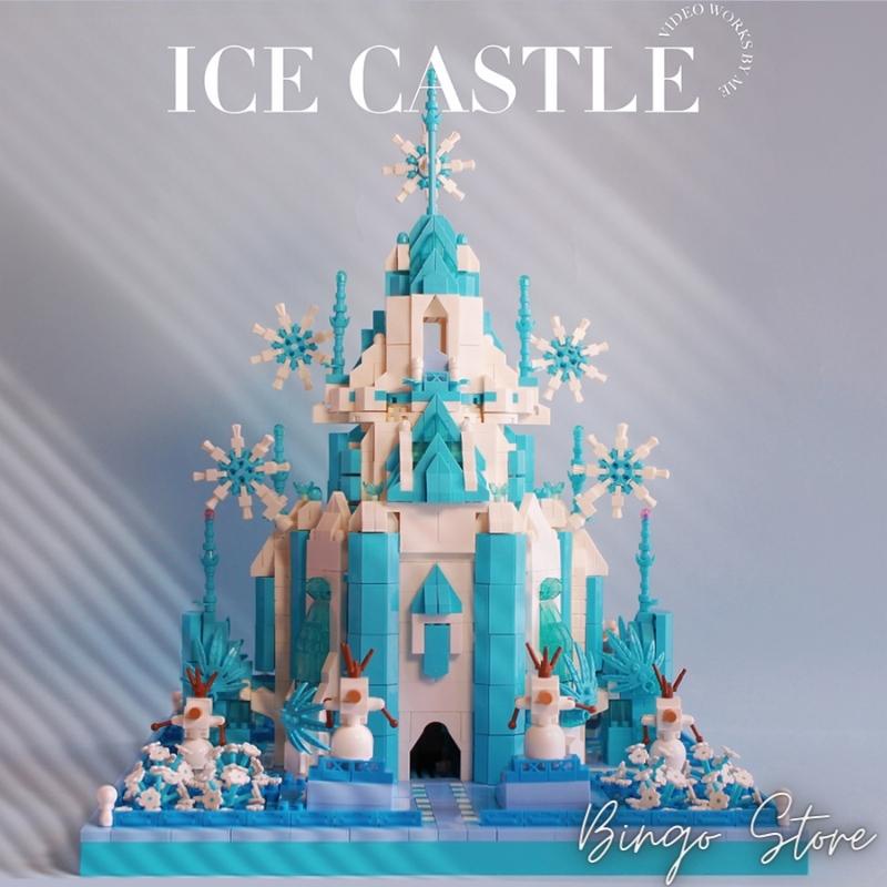 MÔ HÌNH ĐỒ CHƠI LẮP RÁP LÂU ĐÀI TUYẾT 3386+ CHI TIẾT