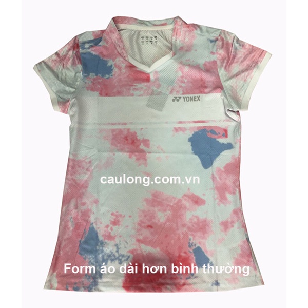 Áo Cầu Lông Nữ Cổ Tròn Yonex 6646B Hồng Cao Cấp