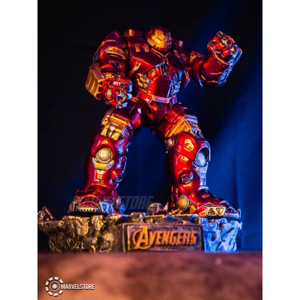 Tượng mô hình Hulkbuster bản 1.0 đúc đặc có kèm đế