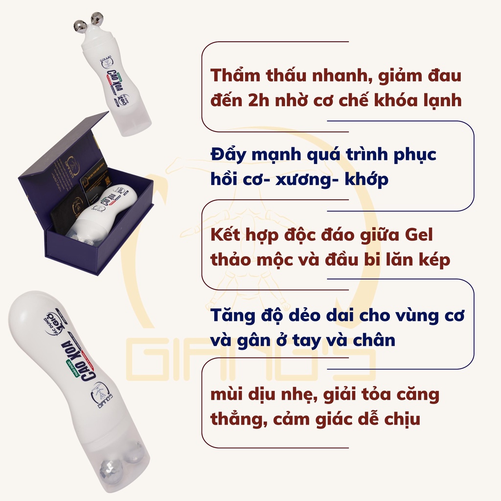 Gel xoa bóp thảo dược giang s giảm nhức cực mạnh - ảnh sản phẩm 3