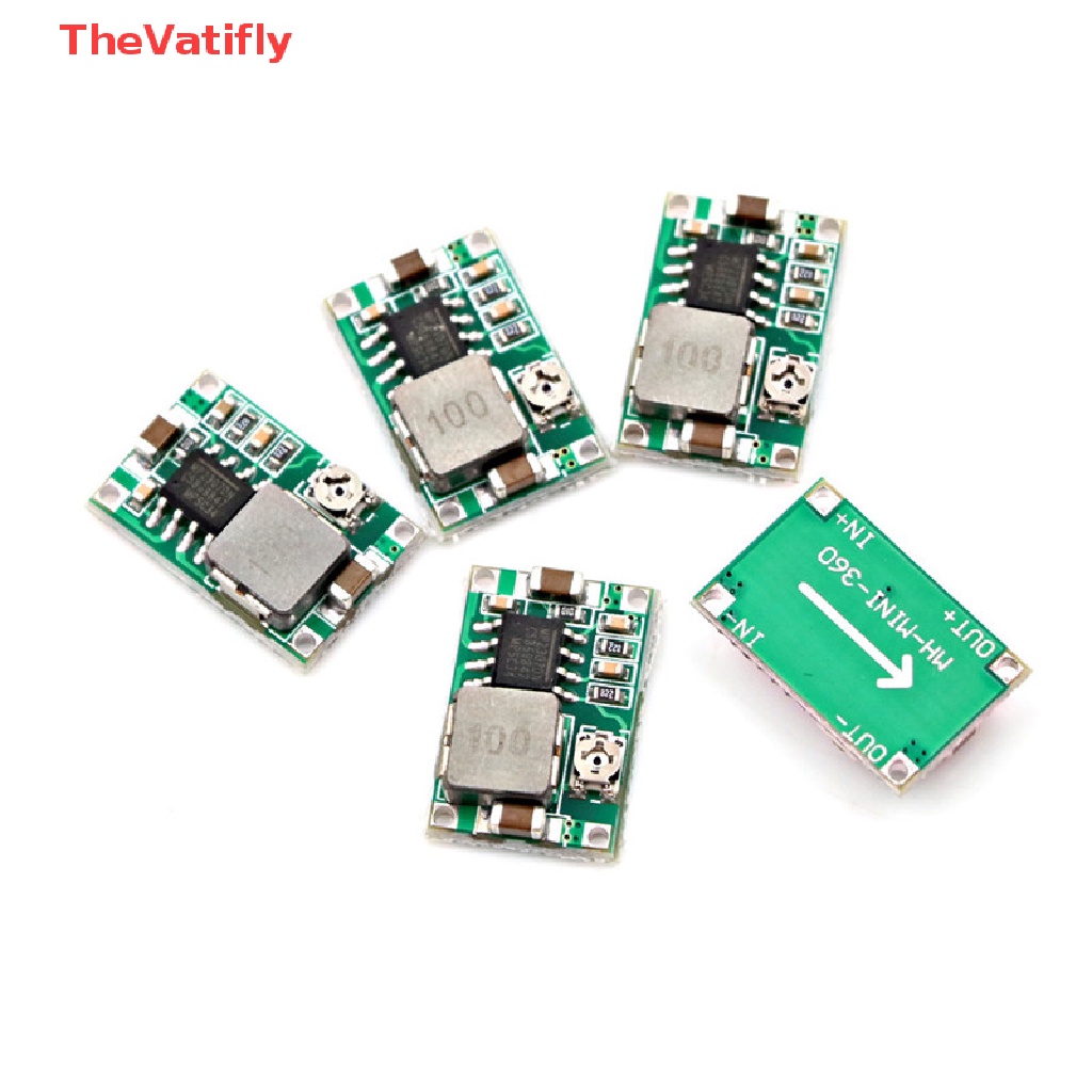 Bộ 5 Mô Đun Hạ Áp Mini 3A DC LM2596 Điều Chỉnh Được Tiện Dụng