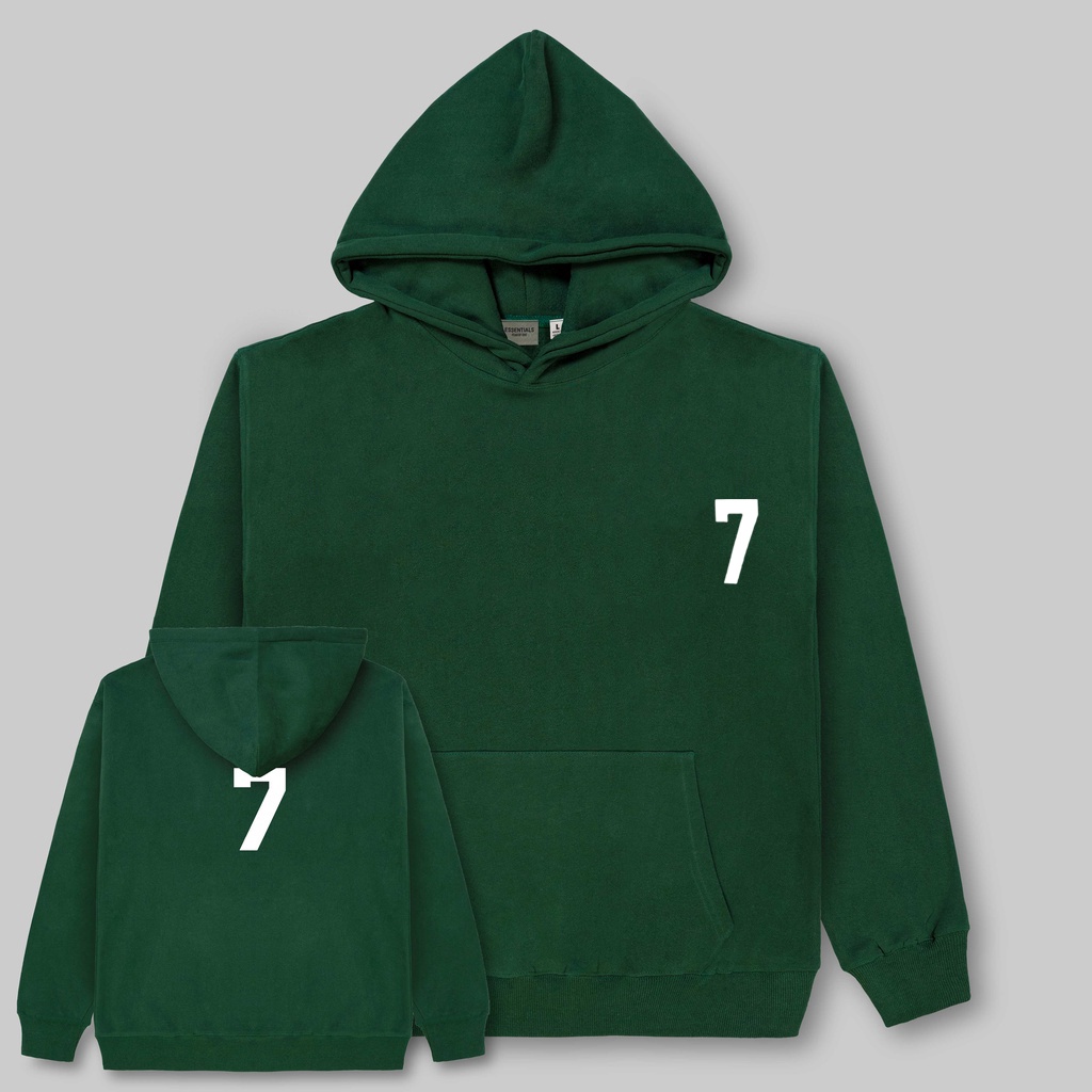 Áo Hoodie unisex phom rộng/Áo hoodie unisex form rộng số 7 dài tay với chất thun nỉ dày.