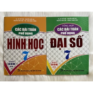 Sách - Combo Các bài toán phổ dụng Đại số +Hình học 7