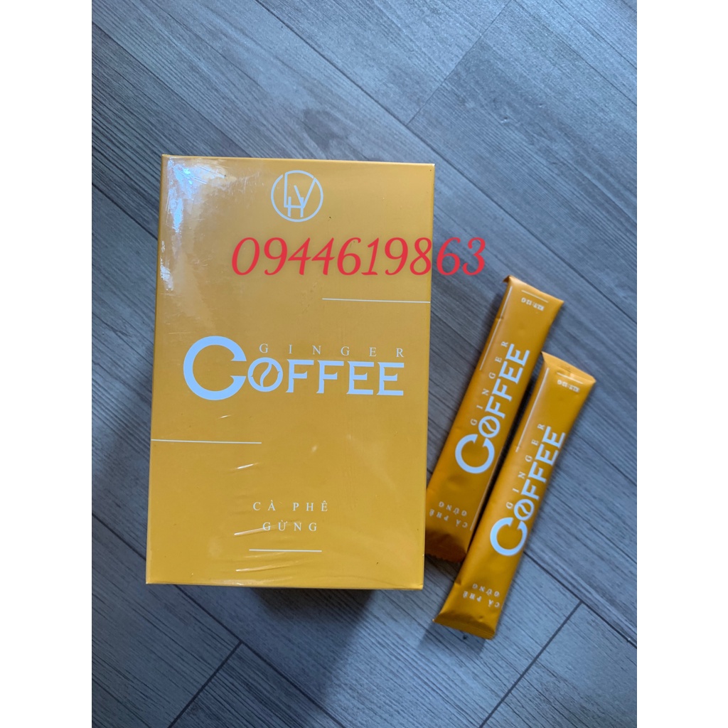 Cà Phê Gừng Giảm Cân Ginger Coffee Chính Hãng - 1 Hộp 20 gói