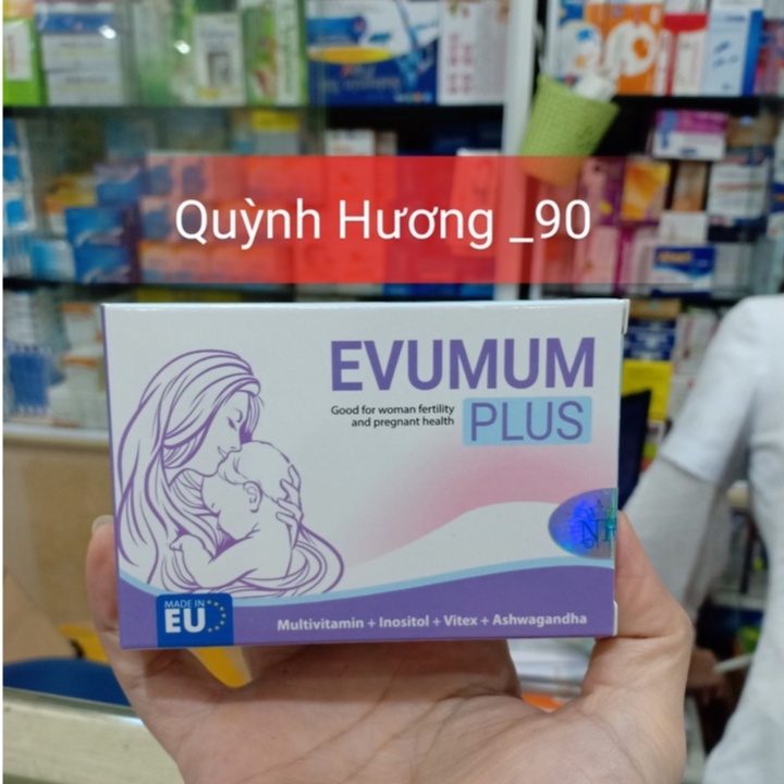 Viên uống EVUMUM Plus giúp bổ sung khoáng chất cho phụ nữ chuẩn bị mang thai