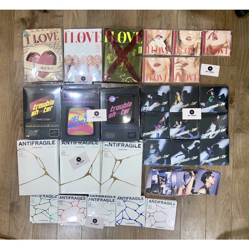 Bộ tranh ảnh album Antifragile của nhóm LE SSERAFIM